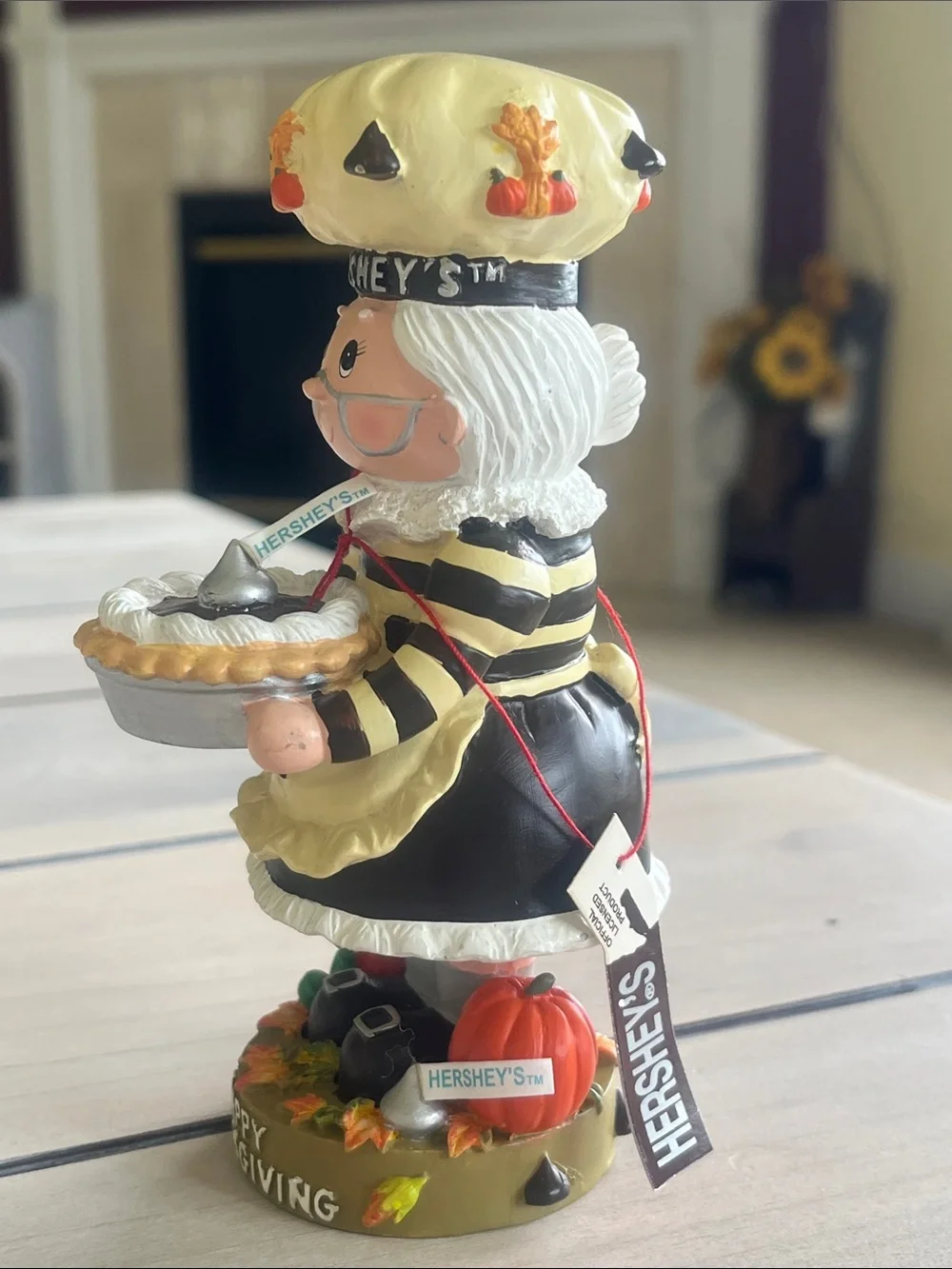 Hershey’s 2001 Thanksgiving Mrs Elf Collectible Figurine by Kurt S Adler
